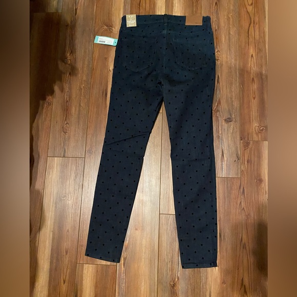 Madewell Flocked Polka Dot Jeans - Picture 5 of 7